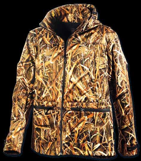 91093-162. 91093 GIACCA MOSSY OAK UNIVERS-TEX Giacca realizzata in ottimo softshell elasticizzato con membrana Univers-tex.