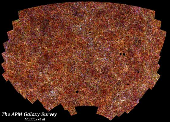 Addensamenti di galassie Milioni di galassie formano la struttura su grande scala dell