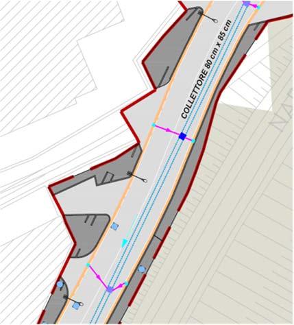 Figura 3.2 - Via Miraglia - Potenziamento rete di smaltimento acque bianche 3.