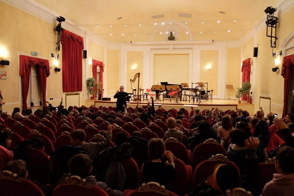 Lezione-concerto In viaggio nel concerto (Alla scoperta dell'ascolto 2) in collaborazione con il Conservatorio E. F. Dall'Abaco di Verona Classe di musica d'insieme per fiati della prof.