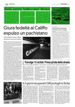000 Quotidiano - Ed. Varese Dir. Resp.