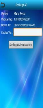 attivo e online, è necessario eseguire lo Scollegamento e anche il RESET del