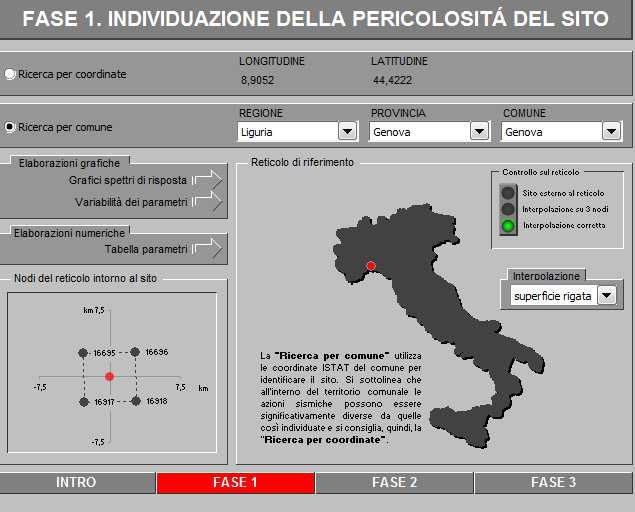 5 di 43 6.2. Caratterizzazione sismica La paratia oggetto della presente relazione è situata nel Comune di Genova. Secondo quanto prescritto dal D.M.
