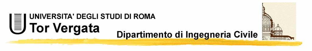 Corso di PROGETTAZIONE DEI SISTEMI DI TRASPORTO (tutti i CCS tranne Civile e Gestionale) www.uniroma.