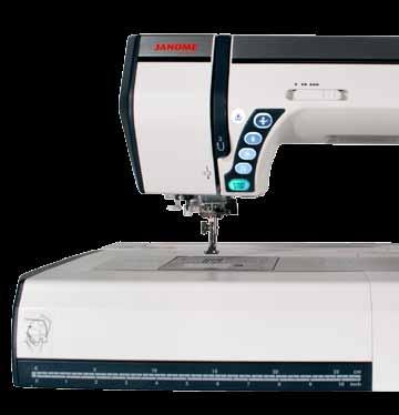 12000 Memory Craft Illuminazione e lente di ingrandimento Linear motion embroidery Creazione