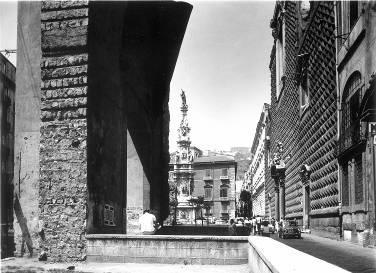 ruderi del portico settecentesco, 1963 ca. R.