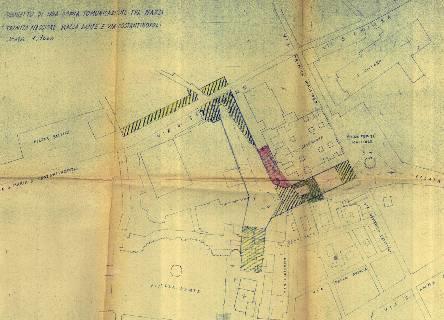 progetto, giugno 1954 C. Guerra, Veduta prospettica dell isolamento di S.