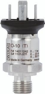 Pressione Sensore di pressione OEM Per applicazioni industriali Modelli O-10 (T), O-10 (5) Scheda tecnica WIKA PE 81.