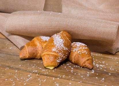 Croissant Prodotto da forno parzialmente cotto surgelato.