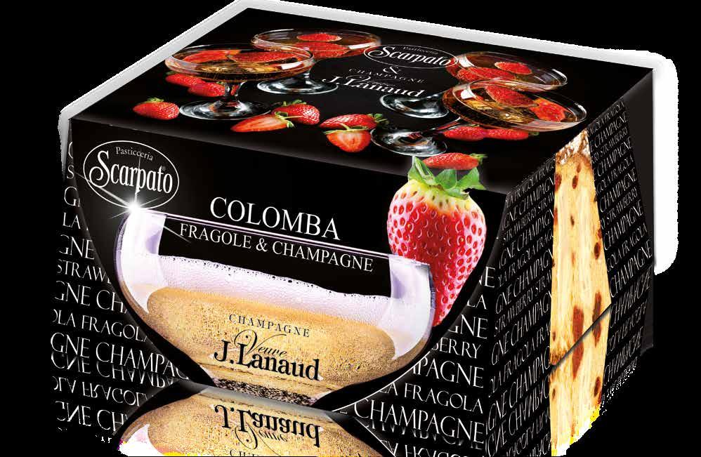 83070-1000 g - 6 per carton Naturally leavened Colomba with Veuve J.