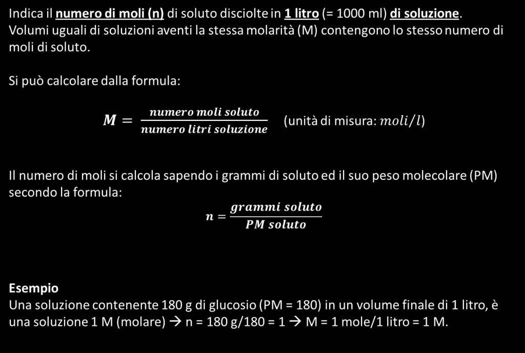 Molarità