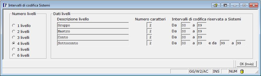 dedicata agli utenti - creare un archivio delle personalizzazioni apportate sui conti SISTEMI.