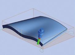 posizione verticale rispetto alla superficie Finitura 3D Diverse strategie di fresatura e parametri di lavorazione