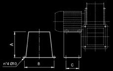 SPIRTORI ENTRIFUGI I TEX E I TEX - INOX ESSORI SEDI PORTMOTORE SE RETE O PREMENTE RE Ø n Ø Ø