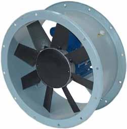 Ventilatori assiali intubati Duct axial fan Versioni /Versions: DESCRIZIONE GENERALE I ventilatori assiali intubati della serie sono utilizzati in applicazioni canalizzate che necessitano di grandi