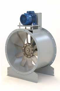 .. Questa serie presenta, rispetto ai ventilatori centrifughi, il vantaggio di un minor ingombro e una maggiore facilità d installazione.