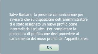 messaggio appare all utente indicato come