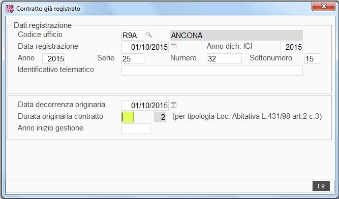 GESIMM - IMPLEMENTAZIONI Contratti Amministrativi GESIMM Modifica della durata contratti amministrativi già registrati Per i contratti amministrativi già registrati è stato aggiunto il rigo Data