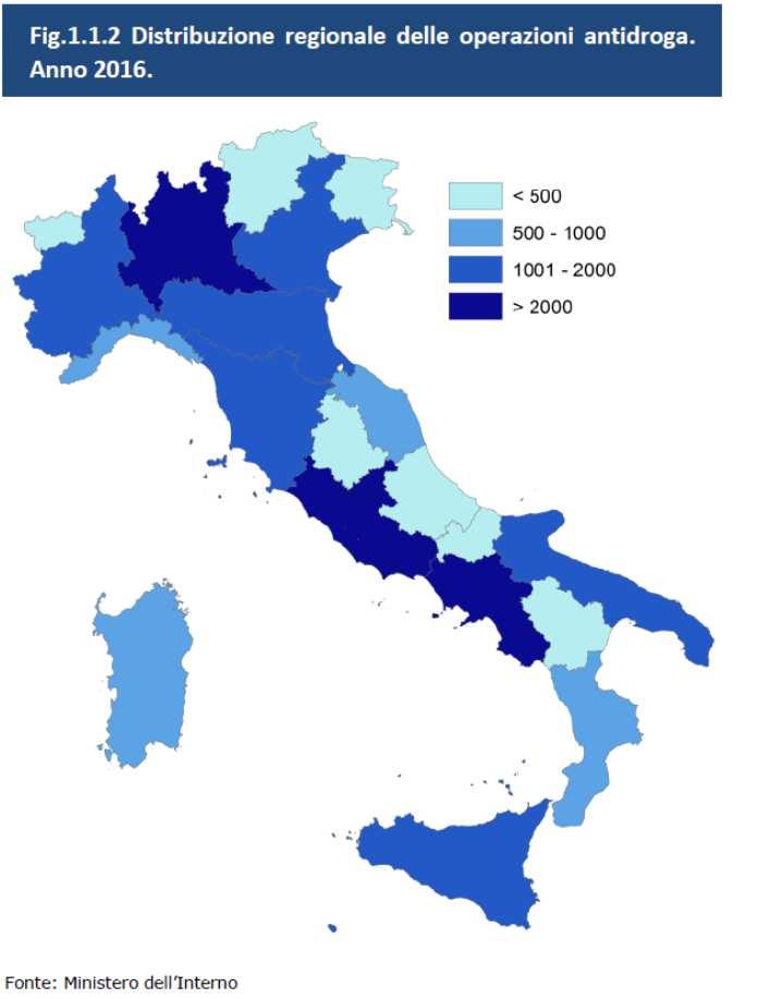 2. RELAZIONE ANNUALE AL PARLAMENTO SULLO STATO DELLE TOSSICODIPENDENZE IN ITALIA 2 Tendenze del mercato e dimensione dell offerta Il contrasto alla diffusione delle sostanze stupefacenti e psicotrope