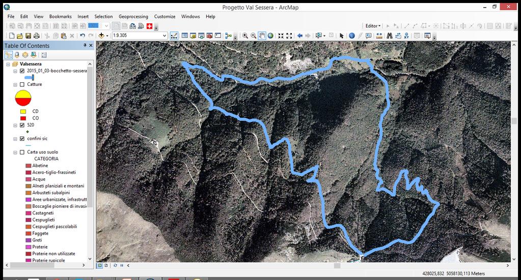 ESERCIZIO 4 VISUALIZZARE I DATI RACCOLTI IN CAMPO Faccio l upload del file che trovo nella seguente directory: ESERCIZIO 4/Traccia escursione/2015_01_03 bocchetto sessera_piana del ponte.