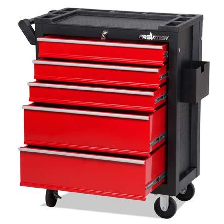 CARRELLO OFFICINA 5 CASSETTI C/VASSOIO LATERALE Ean 8059591739044 Cod. Articolo XTB26051B ROSSO 43 DIMENSIONI L 74,5 x P 36,5 x H 86,5 cm IMBALLAGGIO Peso 34 Kg Colli 1 pc / 1 carton Dim.