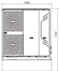 1500x1140x450 1475x1580x440 Peso unità Netto \ Lordo (kg) 99 / 117 162 /