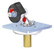 Canalizzatore aria ARIA Ventilatore GAS Guarnizione ventilatore La potenza erogata è in funzione del numero di giri al minuto del ventilatore a cui è asservita l apertura della valvola gas.