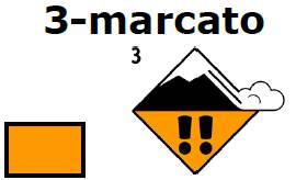 2.6.4 Pericolo Valanghe: CODICE 3 - MARCATO Il simbolo indica sul Bollettino VALANGHE la situazione di pericolo: 3 marcato (scala Europea del pericolo Valanghe) La segnalazione di questa situazione