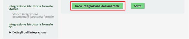 sarà più possibile modificare i dai inseriti e la richiesta verrà inoltrata ai funzionari istruttori competenti.