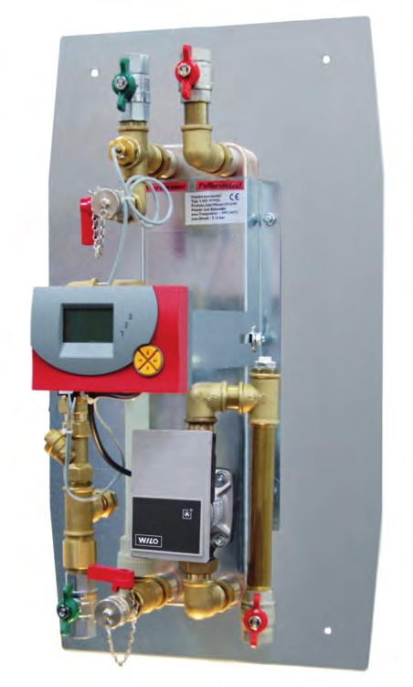 Tutto da un solo fornitore Modulo per la produzione di acqua calda sanitaria FWM 26-250 con pompa ad alta efficienza 3 Portate: 26 l/min, 40 l/min, 50 l/min, 75 l/min, 95 l/min, 150 l/min e 250 l/min
