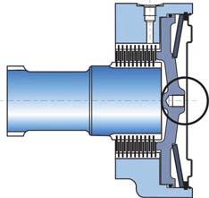 Motori idraulici modulari MS8 - MSE8 OCLAIN HYRAULICS 3 - Capocorda del freno senza tappo Elimazione del foro e del tappo sul capocorda. (cfr.