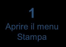 Aprire il menu