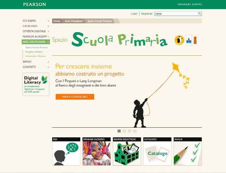 Spazio Scuola Primaria il portale per i docenti della Scuola primaria Contenuti disciplinari