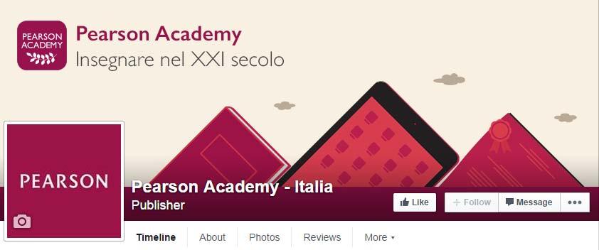 Pearson Academy su Facebook Se avete