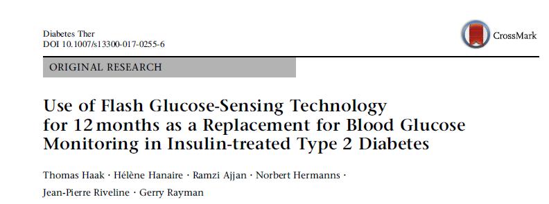 Utilizzo della tecnologia flash glucosiosensibile come sostituzione per il monitoraggio della glicemia nei pazienti affetti da diabete tipo 2 trattati con insulina Lo studio REPLACE a 12 mesi REPLACE