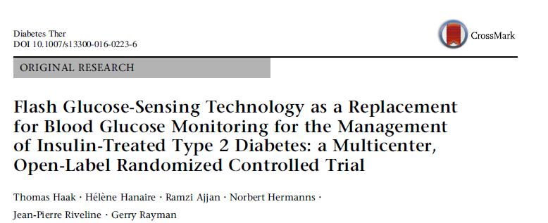 Lo studio REPLACE REPLACE è stato uno studio controllato randomizzato condotto in 26 centri europei (8Haak in Francia, et al. Diabetes 10 Ther. in2016 Gemrania Dec 20.