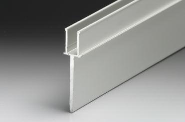 DIVIDO 100 Mod. GR MONTAGGIO A SOFFITTO BINARIO DOPPIO IN ALLUMINIO PREFORATO Caratteristiche: binario in alluminio già forato da fissare al soffitto.