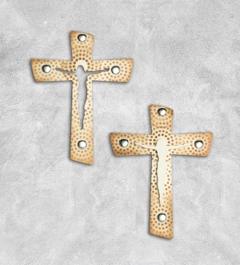 CROCE - CROSS Made in Italy Since 2000 R 18-23 R 18-24 COD. R 18-23 Materiale: Legno - Pittura Argento COD. R 18-23 Materials: Wood - Painting Silver COD.