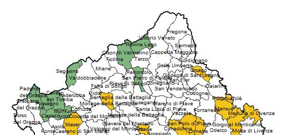 LA CARTOGRAFIA DEI OBBLIGATI DELLA PROVINCIA DI TREVISO Comuni