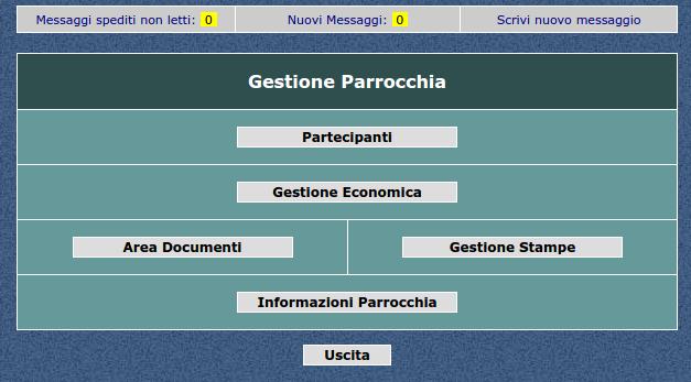 Nella parte superiore della maschera possiamo vedere dei pulsanti per la posta interna necessaria