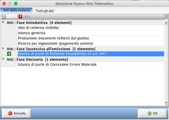 Istanza di esecutorietà del decreto ingiuntivo La tipologia di atto da