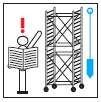 4.2 Procedimento di montaggio 4.2.1 Posizionamento dell elemento di base e del primo livello 1. Disporre parallelamente al suolo l elemento di base (A); 2.