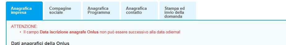 Figura 234 Attività economica Nel caso l utente selezioni SI dal menù a tendina, i campi Dimensione aziendale PMI e Dimensione dovranno essere obbligatoriamente compilati (Figura 235).