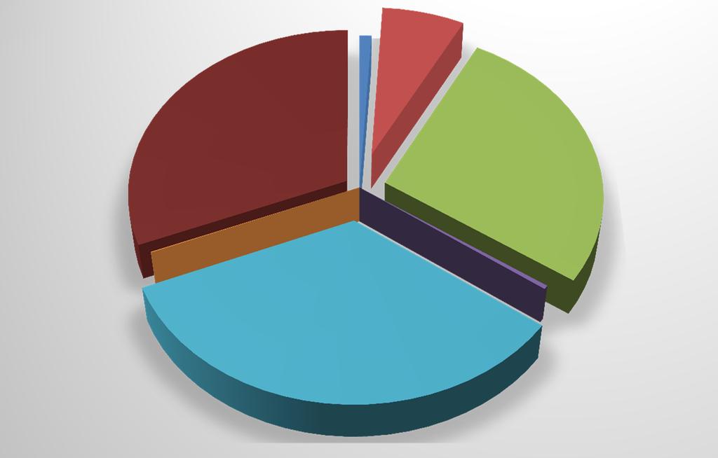 CONSUMO ENERGETICO COMPLESSIVO TERRITORIALE PER SETTORE CONSUMO ENERGETICO FINALE per Settore municipal buildings 0,95% 6,69% Service Edifici, attrezzature/impianti comunali 31,22% Transport 27,06%