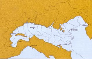 Il mare Padano Circa 5 milioni di anni fa tutta la Pianura Padana era mare. Il Piemonte era quasi totalmente sommerso da mari più o meno profondi.