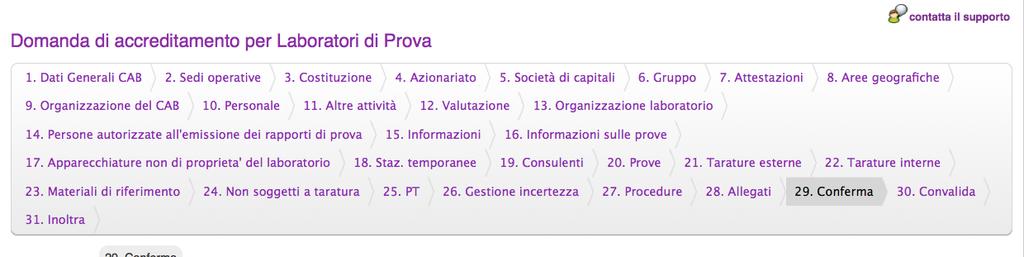 autorizzata all accesso e alla compilazione della