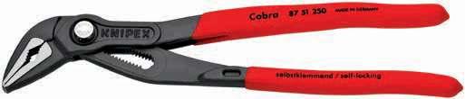 Assortimento Cobra Pinze regolabili di nuova generazione per tubi e dadi > Pinze