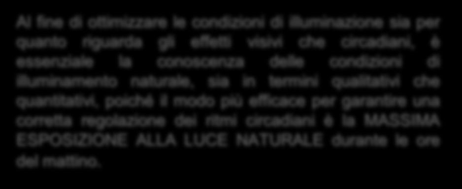 Illuminazione negli ambienti di lavoro L illuminazione di un ambiente di lavoro deve soddisfare: Buona visibilità Confort visivo