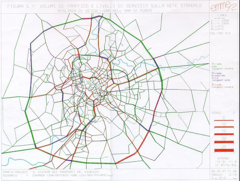 IL GRAFO DI TRASPORTO E STUDIO DELL OFFERTA DI TRASPORTO) IL GRAFO DI RETE PUO ESSERE MODALE (STRADA, FERROVIA,