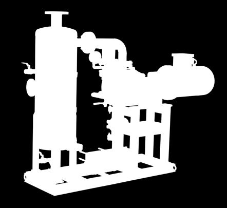 rappresentato documenta il tipico funzionamento per impianti nei quali si deve evitare la dispersione del gas aspirato oppure dove vengono utilizzati fluidi inquinanti e che, per la loro composizione